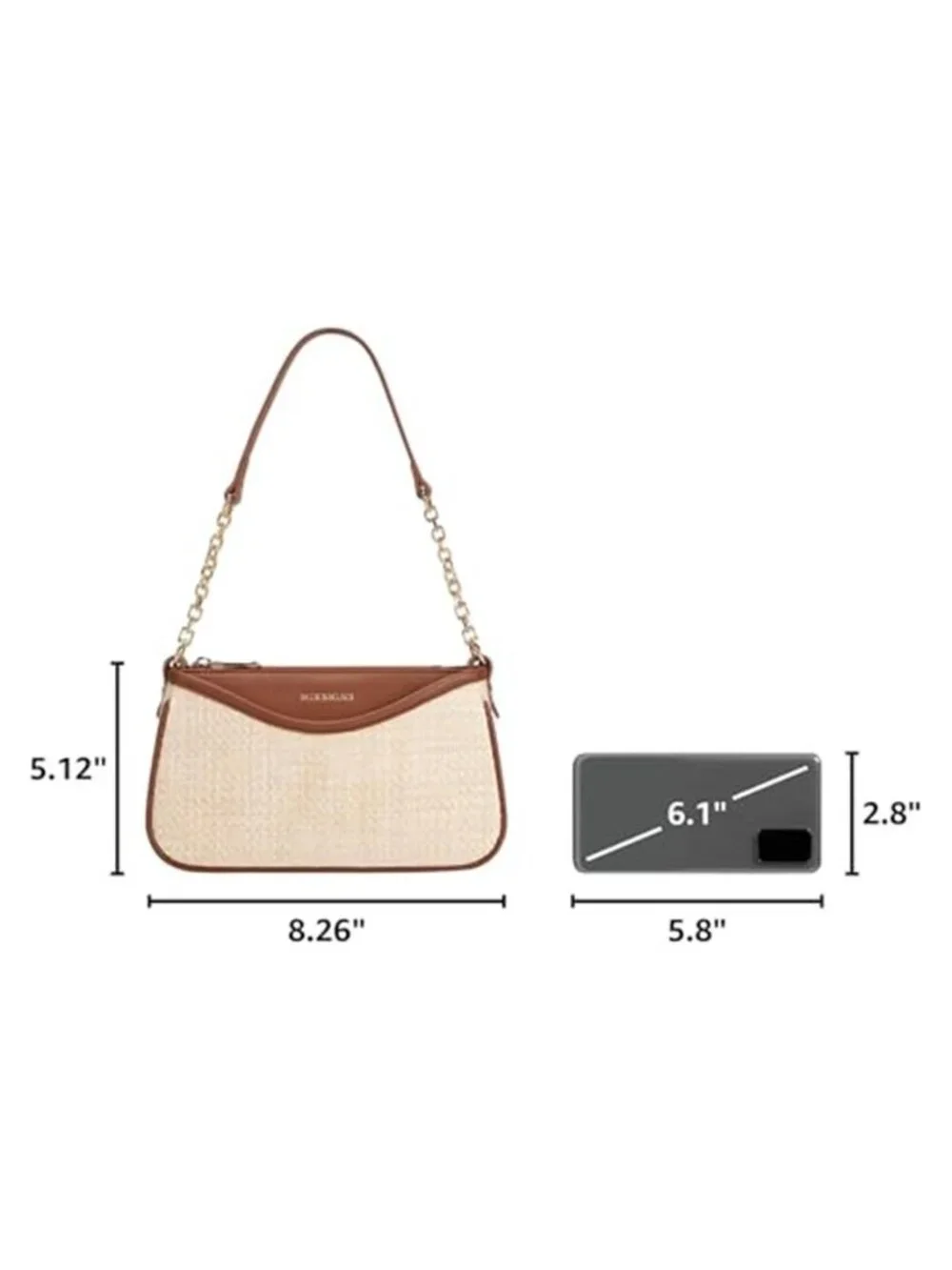 Women's Small Shoulder Bag Vegan Leather Underarm Purse Classic Hobo Handbag